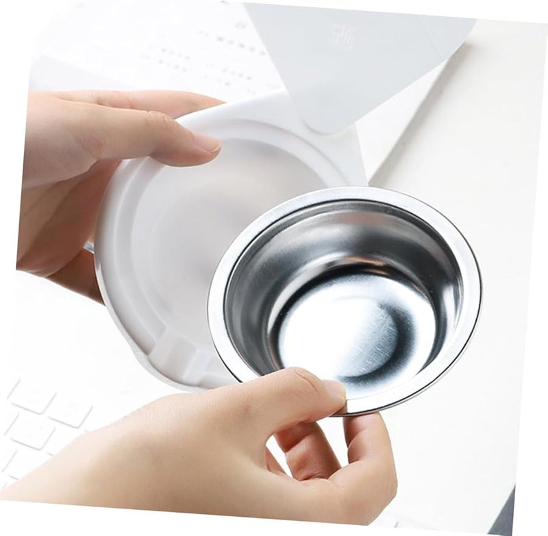 Stainless Steel Rotatable Hidden Under Desk Mount Windproof Ashtray Easy to Clean - Image 3